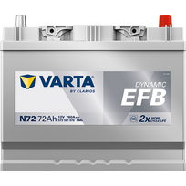 760 - Varta Blue Dynamic EFB N72 72Ah - 3 nuotrauka