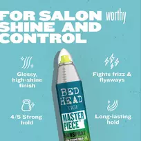 plauku lakas 75 ml - Tigi Bed Head Masterpiece Plaukų lakas 75ml - 3 nuotrauka