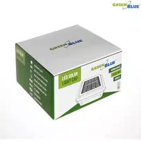 lauko apsvietimo stulpa - GreenBlue GB127 - Saulės LED lempa stulpui 80x80mm, juodas/skaidrus (Black/Clear) - 4 nuotrauka