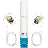 12 kabelis - Qoltec 57045 4G LTE DUAL antena 12dBi, įvairiakryptis (omnidirectional) - 2 nuotrauka