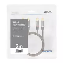 rca kabelis - LogiLink RCA 2.0m - 2 nuotrauka