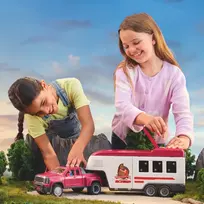 schleich horse club - SCHLEICH HORSE CLUB Ežero pakrantės sunkvežimis su priekaba, 42705 - 3 nuotrauka