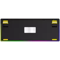 kbp70tklw - LORGAR KBP70TKLW, Wireless TKL Mechanical Gaming Keyboard Pro, Black/yellow, EN layout | LRG-KBP70TKLW-YL-US - 2 nuotrauka