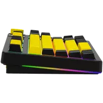 kbp70tklw - LORGAR KBP70TKLW, Wireless TKL Mechanical Gaming Keyboard Pro, Black/yellow, EN layout | LRG-KBP70TKLW-YL-US - 5 nuotrauka