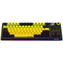 kbp70tklw - LORGAR KBP70TKLW, Wireless TKL Mechanical Gaming Keyboard Pro, Black/yellow, EN layout | LRG-KBP70TKLW-YL-US - 6 nuotrauka