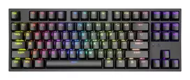 gateron - Genesis | Mechanical Gaming Keyboard | THOR 404 TKL RGB | Black | Mechanical Gaming Keyboard | Wired | US | USB Type-A | 1005 g | Gateron Yellow Pro | NKG-2069 - 5 nuotrauka