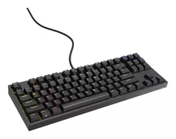 gateron - Genesis | Mechanical Gaming Keyboard | THOR 404 TKL RGB | Black | Mechanical Gaming Keyboard | Wired | US | USB Type-A | 1005 g | Gateron Yellow Pro | NKG-2069 - 6 nuotrauka
