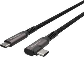 usb c laidas pd - Genesis NVC-2219 USB-C M/M 3.2 Gen 2 kabelis 5m 10GB/s PD60W Juodas (Black) - 5 nuotrauka