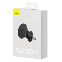 baseus car holder - BASEUS car holder to air vent with wilress charging support MagSafe 15W BS-CW01-1 / C40141001111-00 - 3 nuotrauka