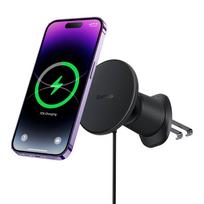 baseus car holder - BASEUS car holder to air vent with wilress charging support MagSafe 15W BS-CW01-1 / C40141001111-00 - 6 nuotrauka