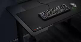 padas - GENESIS CARBON 500 ULTRA LOGO ,  Pelės kilimėlis ,  450 x 1100 x 2.5 mm ,  Juodas (Black) - 4 nuotrauka