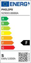 led lemputes e14 40w - Philips LED Fil B35 5W E14 470lm Šiltai balta (Warm White) - 2 nuotrauka