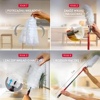 withu - Vileda dulkių šluotelė su ilga rankena Flex & Catch, 1 vnt. - 6 nuotrauka