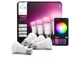 philips hue e27 - Philips Hue LED lemputė E27 810 lm Balta ir spalvota atmosfera (White and Color Ambiance) 4 vnt. pakuotėje - 7 nuotrauka