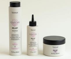 sampunas be sulfatu - Lakme Teknia Scalp Care Relief Shampoo, be sulfatų, jautriai ir sausai galvos odai, 300 ml - 2 nuotrauka