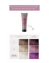 color mask - Ryškiai violetinė spalva kaukė plaukams, ULTRA VIO TEKNIA, 250 ml - 3 nuotrauka