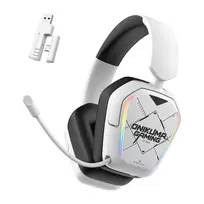 gaming ausines - ONIKUMA BT883 Juodos (White) - 5 nuotrauka