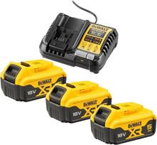 akumuliatorines dewalt - DeWALT DCK429P3T-QW Kombinuotas rinkinys DCD805 + DCG405 + DCH273 + DCF850, 18 V juodas, geltonas - 2 nuotrauka