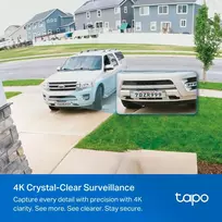 ipasi - TP-Link Tapo C460 KIT 4K IP apsaugos kamera su saulės moduliu (Balta/White) - 5 nuotrauka