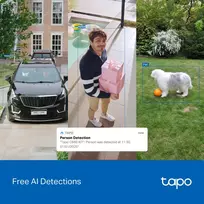 stebejimo kameros - TP-Link Tapo C660 KIT 4K IP lauko kamera su saulės panelėmis - 4 nuotrauka