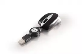 mini kompiuterus - Verbatim Go Mini Optical Travel Mouse Black (Juodas) - 3 nuotrauka