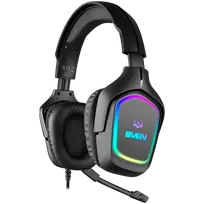 gaming mikrofonas - Gaming headphones with microphone AP-U750MV, black (USB, RGB) | SV-020781 - 2 nuotrauka