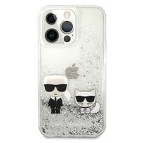 iphone 13 telefono deklas karl lagerfeld - Karl Lagerfeld "KLHCP13LGKCS Liquid Glitter Karl and Choupette Case iPhone 13 Pro" - 4 nuotrauka