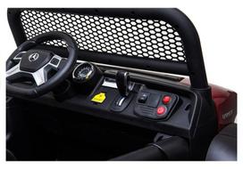 elektromobilis 4x4 vaikams - Vaikiškas elektromobilis Lean Cars Mercedes Unimog, baltas (White) - 9 nuotrauka