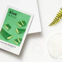 missha mask - MISSHA Airy Fit Sheet Mask Aloe lakštinė veido kaukė su alijošiaus ekstraktu 19g - 2 nuotrauka