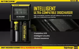 kroviklis universalus - Elemento įkroviklis Nitecore D2 - 2 nuotrauka
