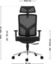 ergonomine kede - Ergonominė kėdė Mark Adler Manager 3.3, juoda - 3 nuotrauka
