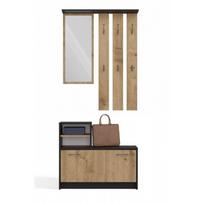 top e shop spinta - Prieškambario baldų komplektas Top E Shop, vidaus, ąžuolo/antracito - 2 nuotrauka