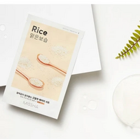 missha mask - Lakštinė veido kaukė su ryžių ekstraktu MISSHA Airy Fit Sheet Mask (Rice), 19g - 2 nuotrauka