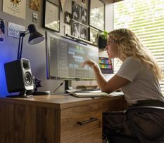 koloneles - Klipsch ProMedia Lumina Juodas (Black) - 2 nuotrauka