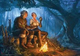 puzzle deliones 1000 - Good Loot dėlionė - The Witcher: Journey of Ciri, 1000 vnt. - 3 nuotrauka