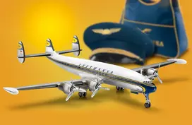 lektuvu modeliukai - Revell Lockheed L.1049G Super Constellation Lufthansa 1:144 03745 - 5 nuotrauka