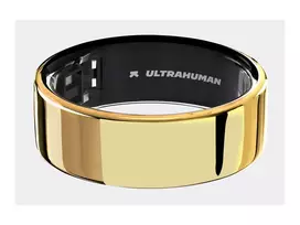 ismanusis ziedas 10 - Ultrahuman Ring Air, Gold (aukso) - 5 nuotrauka