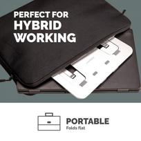 laptop dekl - Dėklas  Fellowes Alumia Portable Laptop Stand  15 "  Laptop Stand  Silver - 4 nuotrauka