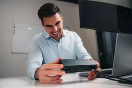 docking station - Verbatim Docking Station CDS-15S USB-C 15-in-1 Juoda (Black) - 4 nuotrauka