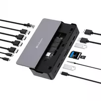 docking station - Verbatim Docking Station CDS-15S USB-C 15-in-1 Juoda (Black) - 6 nuotrauka