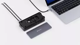 docking station - Verbatim Docking Station CDS-15S USB-C 15-in-1 Juoda (Black) - 9 nuotrauka