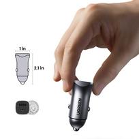 car charger pd - Automobilinis įkroviklis Ugreen CD130 fast car charger, USB Type C/USB Type A, pilka, 30 W - 6 nuotrauka