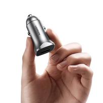 car charger pd - Automobilinis įkroviklis Ugreen CD130 fast car charger, USB Type C/USB Type A, pilka, 30 W - 11 nuotrauka
