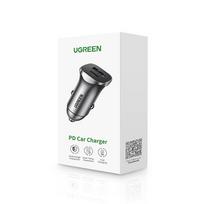 car charger pd - Automobilinis įkroviklis Ugreen CD130 fast car charger, USB Type C/USB Type A, pilka, 30 W - 14 nuotrauka