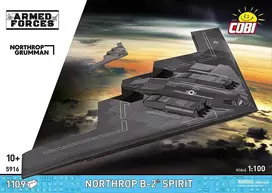 konstruktorius cobi - Cobi Konstruktorius Northrop B-2 Spirit 5916, 1109 vnt., Juoda (Black) - 5 nuotrauka