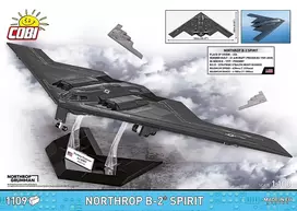 konstruktorius cobi - Cobi Konstruktorius Northrop B-2 Spirit 5916, 1109 vnt., Juoda (Black) - 9 nuotrauka