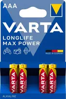 aaa 1.5v - Varta Max Tech Alkaline Batteries R3 4x AAA - 5 nuotrauka