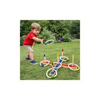 medinis stalas - Lean Toys žiedų mėtymo žaidimas, LT - 3 nuotrauka