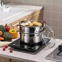 garu puodas 5 - Klausberg Garų puodų rinkinys 3 dalių, 18 cm, Rožinis auksas (Rose Gold) - 2 nuotrauka