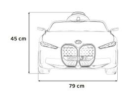 4x4 vaikiskos - Vaikiškas elektromobilis BMW I4, juodas (Black) - 2 nuotrauka